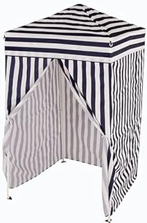 Impact Canopy 4' x 4' Portable Dressing Room, Pop Up Portable Changing Room, Navy Blue / White