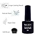 Warm Girl Nail Foil Glue Gel for Nail, Foil Gel Transfer for Nails Art Stickers Strong Adhesion Foil Transfer Gel Soak Off Nail Foil Sheets Manicure Salon DIY Lamp Required 8ML