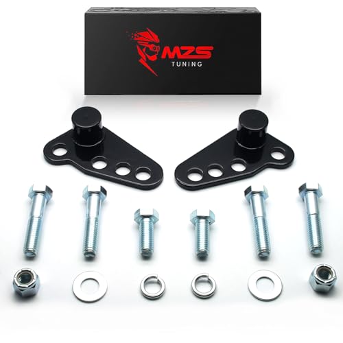 MZS - Kit de bajada de motocicleta, amortiguadores traseros de 1-3 pulgadas, accesorios de eslabones...