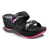 Comfort WEDGE Sandals for Women Dressy and Casual. Women's Sandals Wedge Shoes.: 8531 Fuchsia-22-37 (Size 6-6.5)
