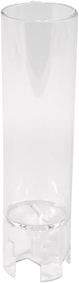 Rayher "Top of The Bell Cylindrical Candle Mould, 6.5 cm Height x 4 cm Diameter, Transparent