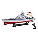 Produktbild HSP Himoto RC ferngesteuertes Schlachtschiff mit Akku im Maßstab 1:250, Schiff-Modell im Zerstörer-Design, Kriegsschiff Modell, Ready-to-Run, Komplett-Set