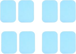 Yicare 8 Pads Abs Trainer Stimulator Gel Pads Replacement Gel Sheets for EMS Muscle Abdominal Toning Belt Accessories Trainer Gel Pads for Abs Toner ABS Stimulator