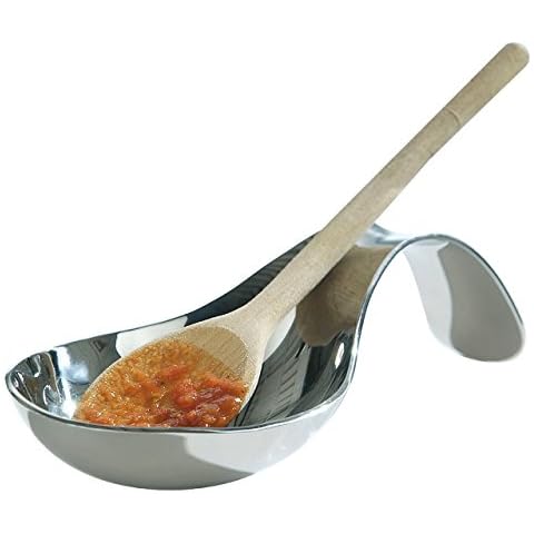 Premier Housewares Polished Stainless Steel Spoon Rest Cover