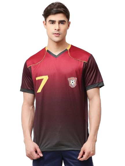 SHIV NARESHMen's Polyester Modern Football Jersey