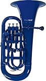 Cool Wind CEU-200 Series 4-Valve Plastic Euphonium Blue
