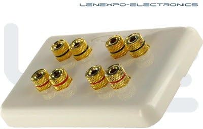 Atlona Wall Plate for 4 Speakers