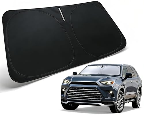 Image of Windshield Sun Shade Custom Fit for Toyota Grand Highlander 2024-2026