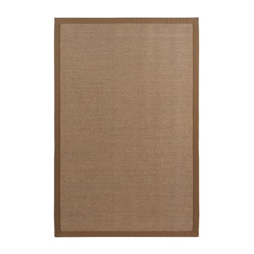 casa pura Sisal Teppich Wohnzimmer, Schlafzimmer, Küche, Esszimmer Dunkelbraun auch ideal für...