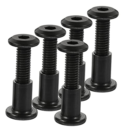 ASAKKURA and Nuts Kit 5 Sets of M6x25 Stainless Steel Binding Screws for Wood Furniture Repair