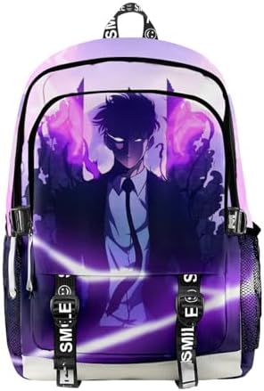 ISaikoy Anime Solo Leveling Backpack School Bag Bookbag Daypack 3D Printing Bag 19 image 4