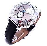 Cyber Express Electronics Montre Mini caméra Espion 32 Go Full HD 1920x1080p Vision Nocturne Modèle CuirHD 37B VRX 32