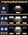 DijiuGoya Solar Lights Outdoor Waterproof 466LEDs 4000lm & 3 Lighting Modes Motion Sensor Outdoor Lights Ip68 Security Solar Light for Fence Backyard Flood Dusk Garden Garage Black 2pack