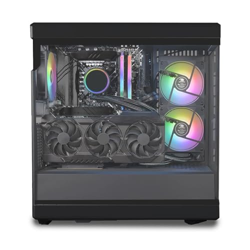 Image of Gaming PC Computer Desktop, Inel Core i3-9100 Processor, 4GB RAM, 128GB SSD, GeForce GT 610, WiFi 6, Bluetooth, RJ-45, Windows 11 Home