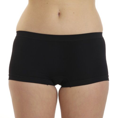 Preisvergleich Produktbild LisaModa 2er Pack Seamless Panty schwarz S / M 34-38