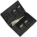 Povee Memory Card Carrying Case Microfiber Leather Bag Suitable for Micro SD Cards with 4 SD Card and 6 Micro SD Card Compartments