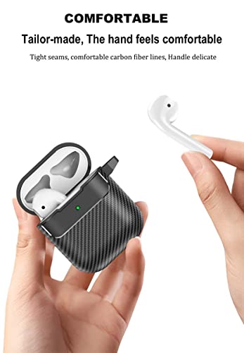 GOKEN Cover per Airpods 1/2, Silicone TPU Fibra di...