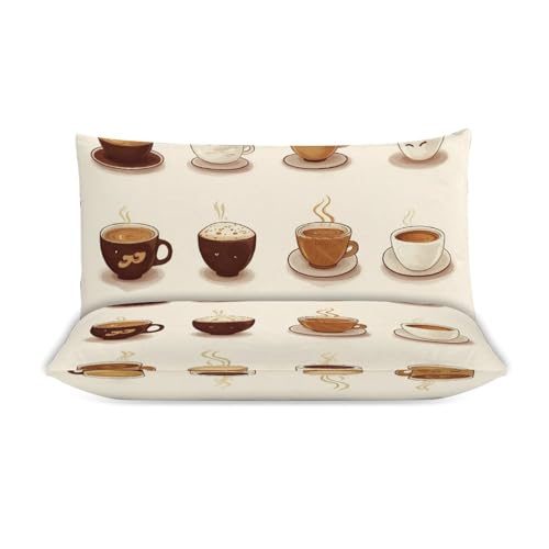 Parure de lit 3 pièces réversible en microfibre douce avec taies d'oreiller