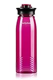 MarlJohns Handle Tritan BPA-Free Water Bottle 28-Ounce (Strawberry)