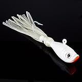 Team Deep Sea Flatter Jig 28g 2/0 Pearl White