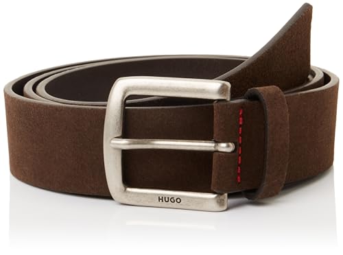 HUGO Gordy-SD_sz35 10212352 01 Ceinture, Marron foncé, 95 Hommes