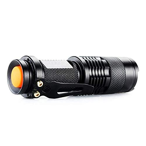 Mini torcia a LED, portatile 300Lumen zoomabile