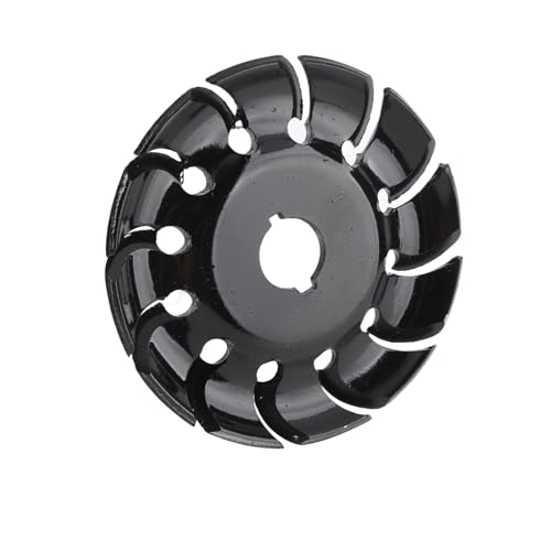 Tomvorks 90mm 12歯の掘削板、16mmのボア、アングルグラインダー用のグラインダー型ディスク、高速材料除去と鋭さの簡単、湾曲した作業に最適で、操作が簡単、高効率、時間と労力を節約し、木材ゴムの高速彫刻と形成に適しています