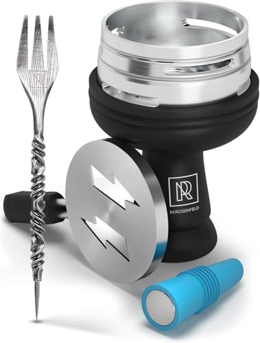 M. ROSENFELD Phunnel Head Smokebox - Cabezal de silicona para shisha con caja de humo modificada HMD y enchufe de silicona - Accesorios para shisha que se adaptan a todas las shisha comunes (Básico +)