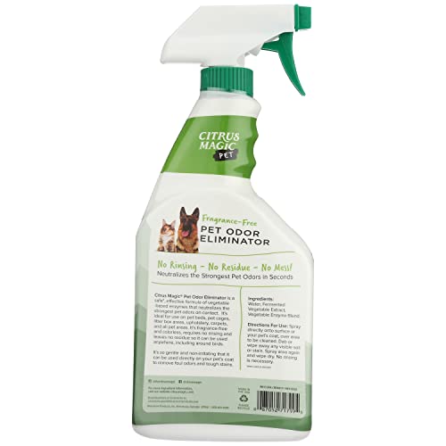image for Citrus Magic Pet Odor Eliminator, 22-Fluid Ounce, Green, 1 Pack