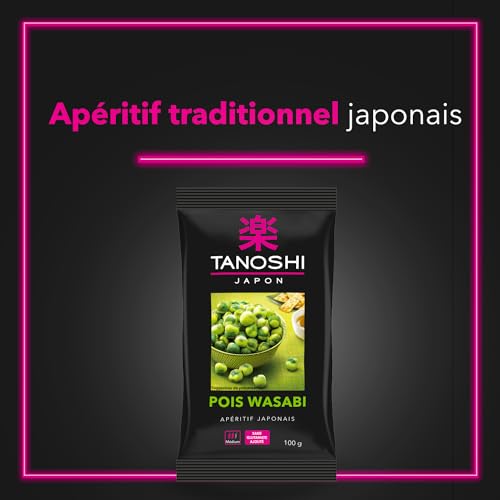 Biscuits Apéritif Crackers Pois Wasabi Tanoshi Le Sachet De - vue 3