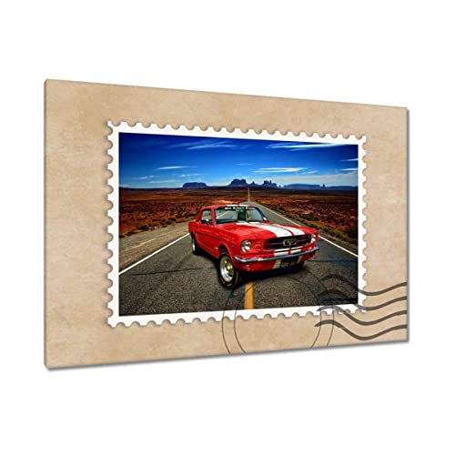 Tableau imprimé toile Ford Mustang Desert 120x80 pour habiller un grand mur