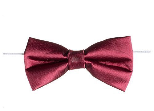Paisley Of London Boys Burgundy Elasticated Dickie Bow Tie