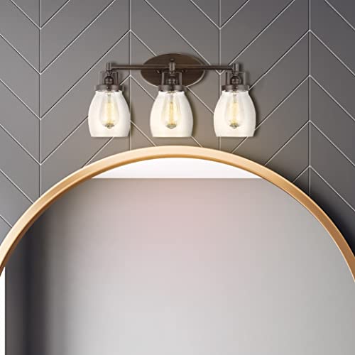 Image of Generation Lighting 4414503-710 Belton Three - Light Wall /Bath Vanity Style Fixture, Bronze