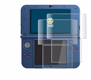 BROTECT 2 Stück Full-Cover Displayschutzfolie für Nintendo 3DS XL