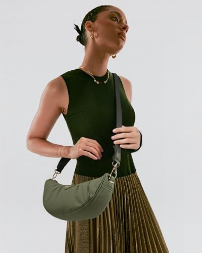 Image of NEWBELLA Small Shoulder Bags for Women - Trendy Underarm Purse & Crossbody Handbag for Daily Commute & Evening