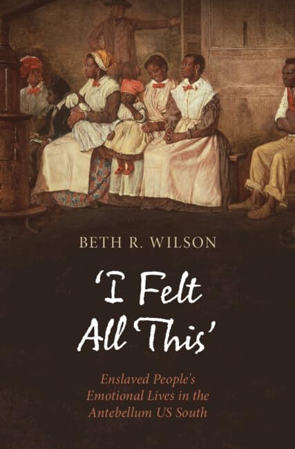 ‘I Felt All This’: Enslaved People's Emotional Lives in the Antebellum US South (Cambridge Studies on Black Women in US History)