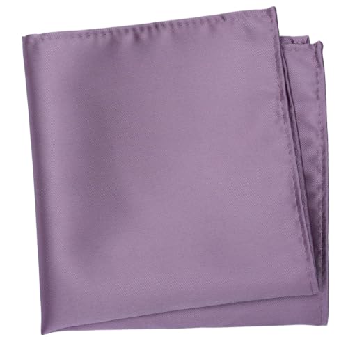 Image of Solid Pocket Square for Men's Suits and Blazers