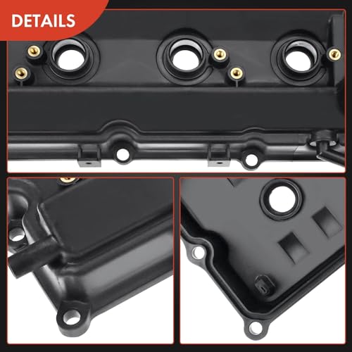 A-Premium Left Side Engine Valve Cover, with Gasket, Compatible with Infiniti FX35 2003-2008, G35 2003-2007, M35 2006-2008, Nissan 350Z 2003-2008, V6 3.5L Gas, Replace # 13264AM610 by A-premium - Image 6