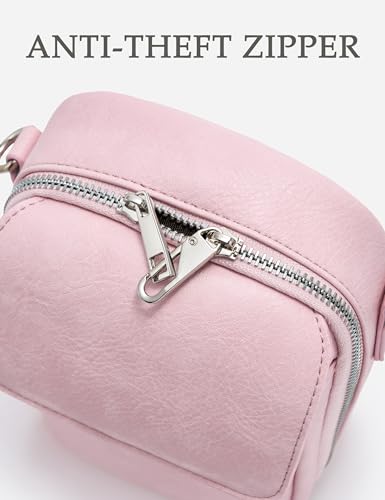 Image of Yarnic Small Crossbody Bag, Vegan Leather Cell Phone Purse for Women, Vintage Wallet Bag with Card Slots