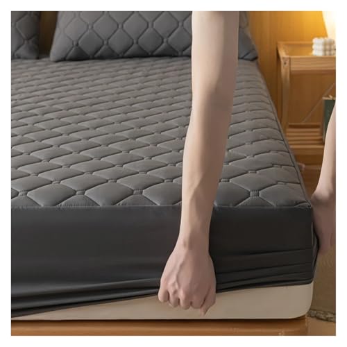 Protège-matelas imperméable anti-tache drap-housse réglable rose - 4