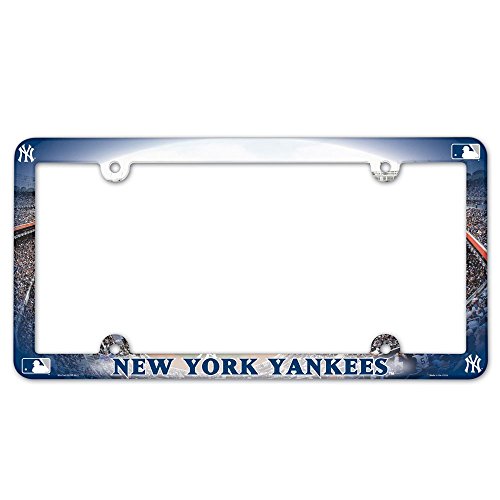 MLB New York Yankees LIC Plate Frame Full Color