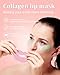 Bukamkom Collagen Lip Masks Bulk(20 Pieces/Box),Lips Mask Sheet to Reduce Dark Lips to Remove Dead Skin Moisture,Bulk Lip Masks Individually Wrapped