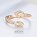 Solid 18k Gold Diamond Wrap Ring, Pear & Marquise Diamond Stacking Ring, Wedding and Engagement, Promise, Valentine, Christmas Gift for Her, All Size, 3 Gold Colors Available, Wholesale Available