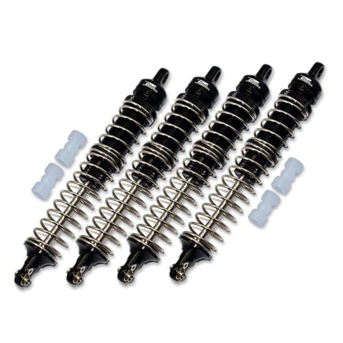 GPM Alum Combo Set B (F&R Adjustable Spring Dampers 130mm) Black for Losi LMT