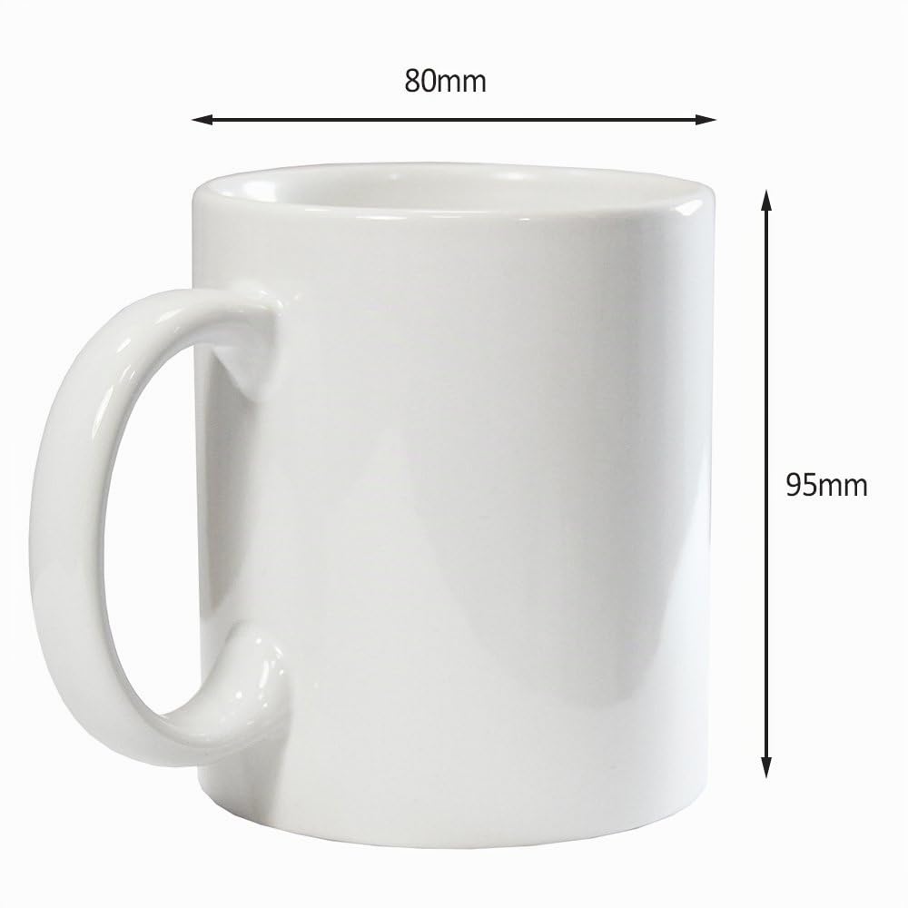 72 Tazas 325ml Recubiertas de Polímero Blanco para Sublimación con Cajas Tazas Blancas Sublimación 11 oz de AAA Grado Cerámico para Sublimar Personalizar con Prensas de Calor por Transferencia Térmica
