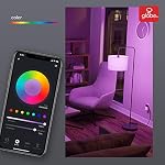 Globe Electric 34869 Wi-Fi Smart 6.5 Watt (50W Equivalent) Multicolor Changing RGB Tunable White LED Light Bulb, No Hub Required, Voice Activated, 2000K - 5000K, Energy Star, PAR20 Shape, E26 Base