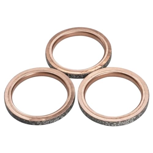 Joint de tuyau d'échappement 50MM pour motos Yamaha XVZ1200 et SR500 (Lot de 3 pièces)