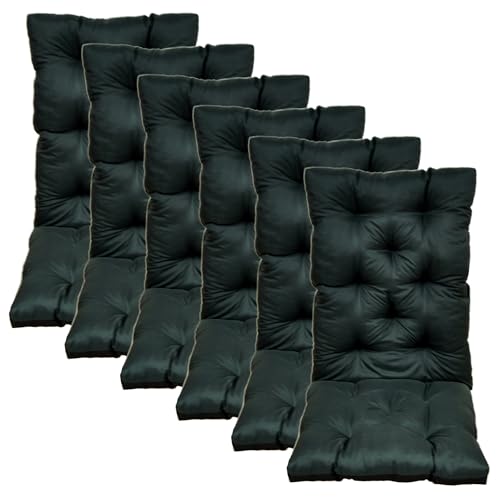 nana shop Coussin Salon de Jardin Extérieur avec Dossier, Coussin Fauteuil Jardin Imperméable 120x50x8cm, Coussin Chaise Extérieur Confortable pour Balcon...