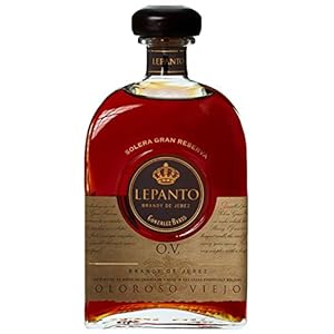 Lepanto, Solera Gran Reserva Brandy de Jerez, Oloroso Viejo, Bodega González Byass, in Geschenkverpackung (1 x 0.7 l)