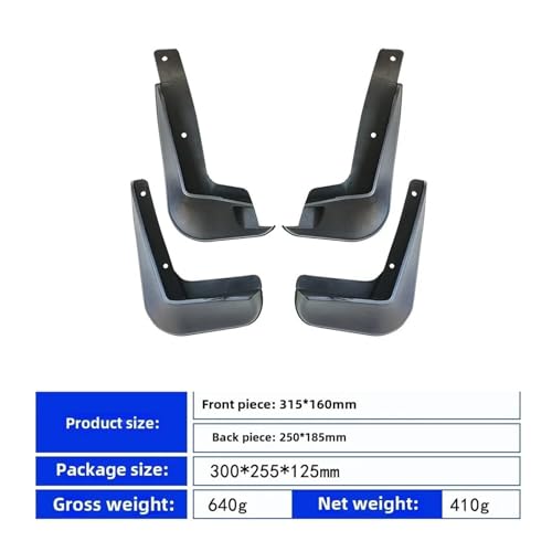 Bavettes garde-boue Toyota Corolla E180 pare-boue 2014-2018 - 3